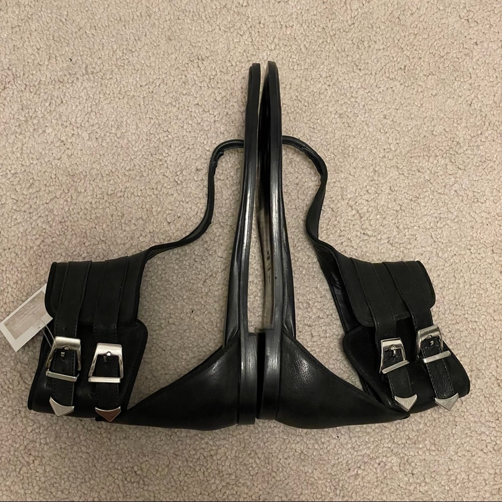Zara Leather Gladiator Sandals